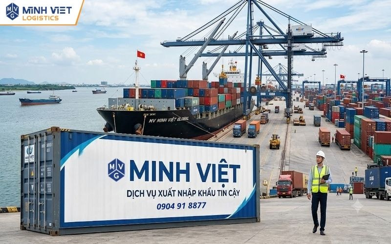 Minh Việt - đơn vị cung cấp dịch vụ xuất nhập khẩu tin cậy
